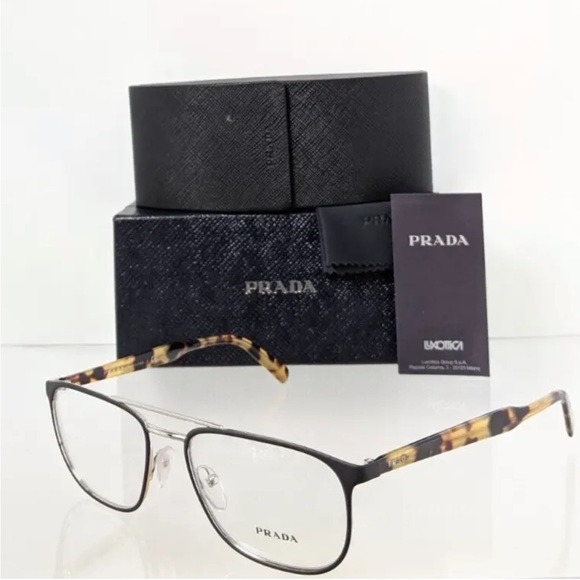 Brand New Authentic Prada Eyeglasses VPR 54X VH8 - 1O1 54mm Frame 54X - Picture 1 of 6